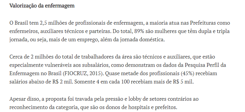 gibapsp's tweet photo. hoje tá rolando a votação do piso salarial da enfermagem no senado, o #pl2564, que precisa MUITO passar.

45% dos técnicos e auxiliares recebiam 

▶️salários abaixo de R$ 2 mil◀️

*Pesquisa Perfil da Enfermagem no Brasil (FIOCRUZ, 2015).  De lá para cá, a situação não mudou... https://t.co/cxieuKrncN