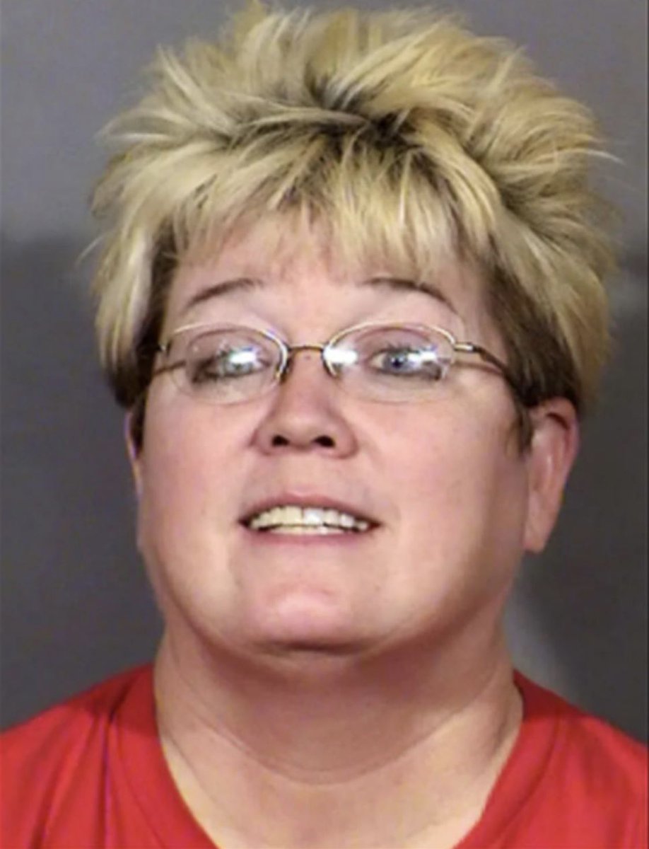 51-year old Katrina Alspaugh of Vegas was thrown off a flight attempting to punch a passenger. She refused to leave McCarran screaming, arguing with cops, shouting obscenities and let’s go Brandon. She went to jail and will head to court again. She has three prior assaults.