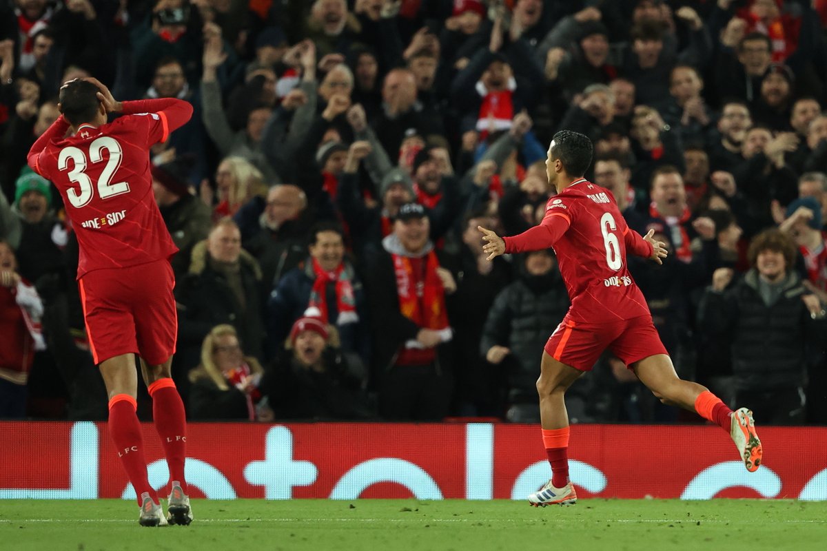 Joël Matip is all of us watching Thiago's finish 😱