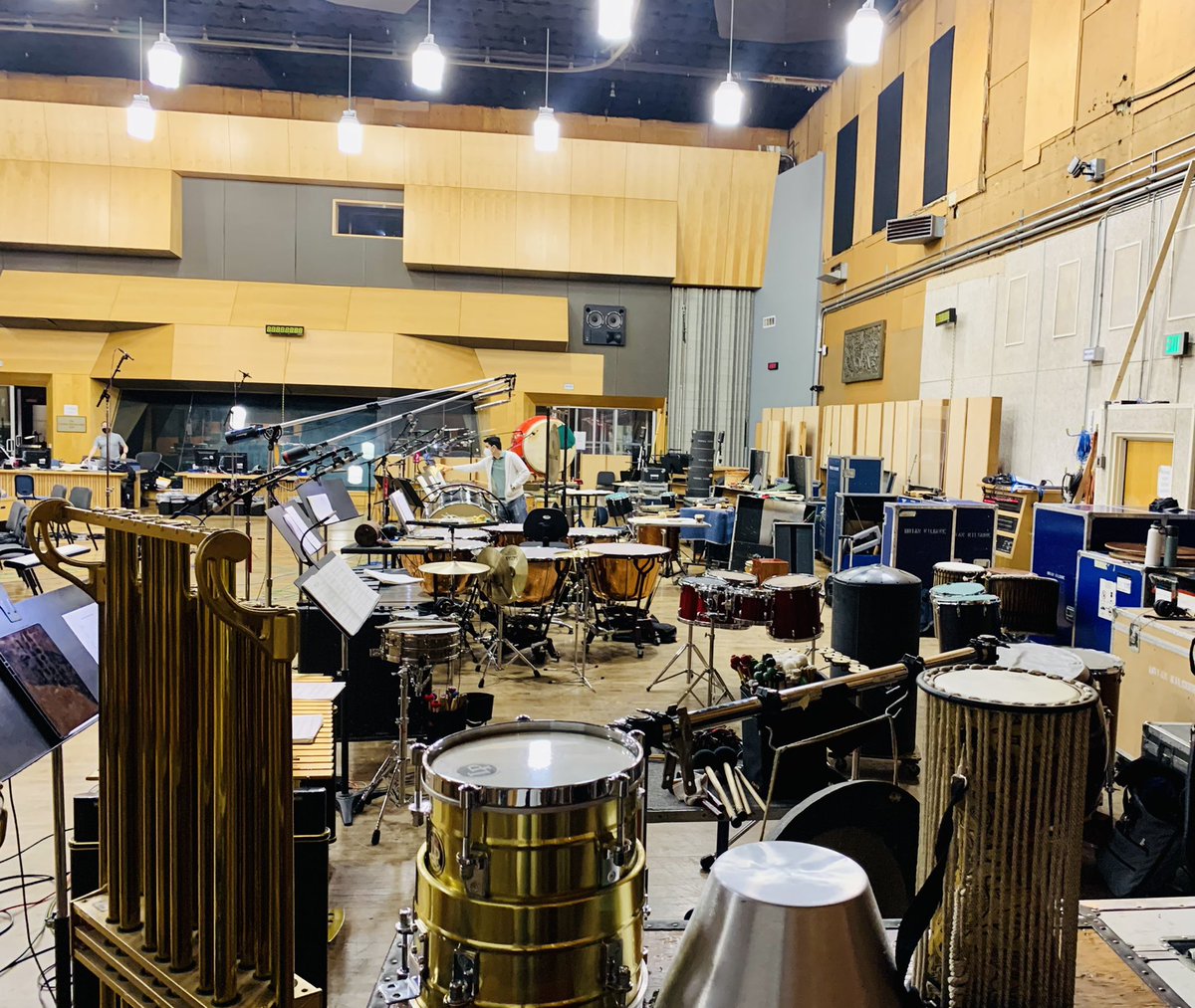Sid_Hopson's tweet photo. @EncantoMovie is in theaters!!

It was an absolute blast recording percussion alongside these incredible players. What an awesome score by @germaine_franco and brilliant songs by @Lin_Manuel. 
Cheers to the visions, voices, labors, and love that brought this film to life🥂🎊 https://t.co/MXAUvz4au6