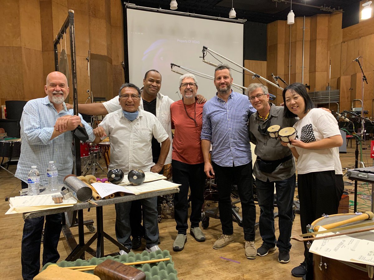 Sid_Hopson's tweet photo. @EncantoMovie is in theaters!!

It was an absolute blast recording percussion alongside these incredible players. What an awesome score by @germaine_franco and brilliant songs by @Lin_Manuel. 
Cheers to the visions, voices, labors, and love that brought this film to life🥂🎊 https://t.co/MXAUvz4au6