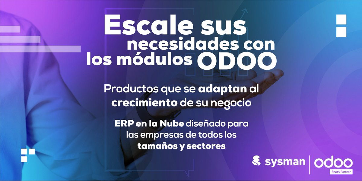 Sysman_Software's tweet photo. Las soluciones del ERP privado Odoo están diseñadas para la necesidad de su negocio, con la posibilidad de expandirse a medida que crece su empresa, si desea más información contáctese con un experto: catorres2@stefanini.com #PartnerOdoo #SolucionesDigitales #SysmanWeb https://t.co/3pctkiz3uq