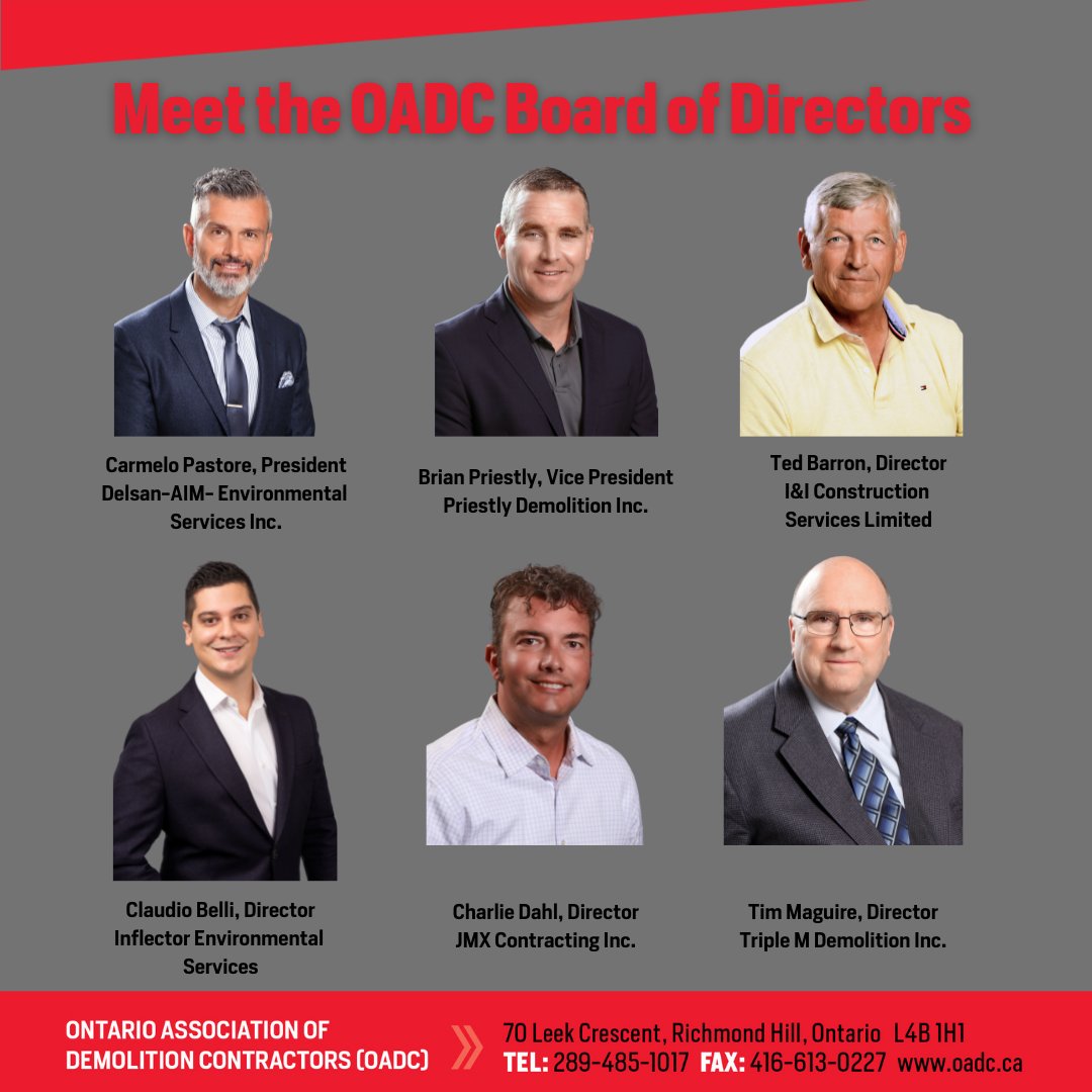 Ontario Association of Demolition Contractors tweet media