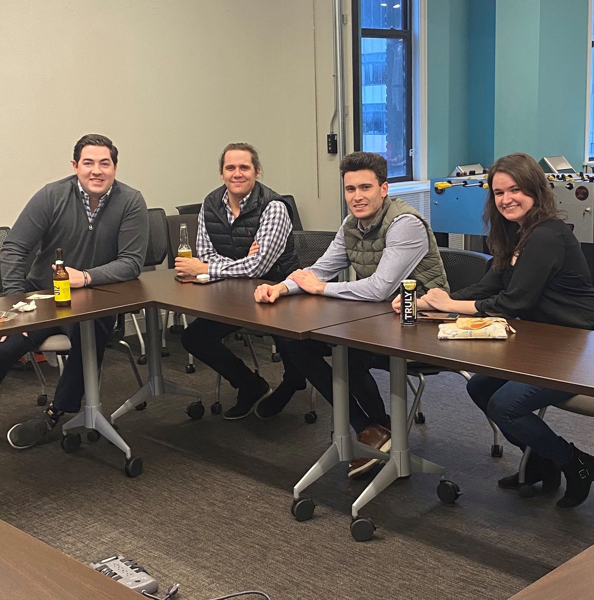 Reed_GC's tweet photo. Last week, Reed employees took time to gather in our beautiful break room to enjoy a Thanksgiving-themed happy hour! Gatherings like this remind us exactly why Reed's culture of #funstruction makes it such a vibrant and fun place to work. We hope you enjoy the holiday! https://t.co/H4IK2IUadG