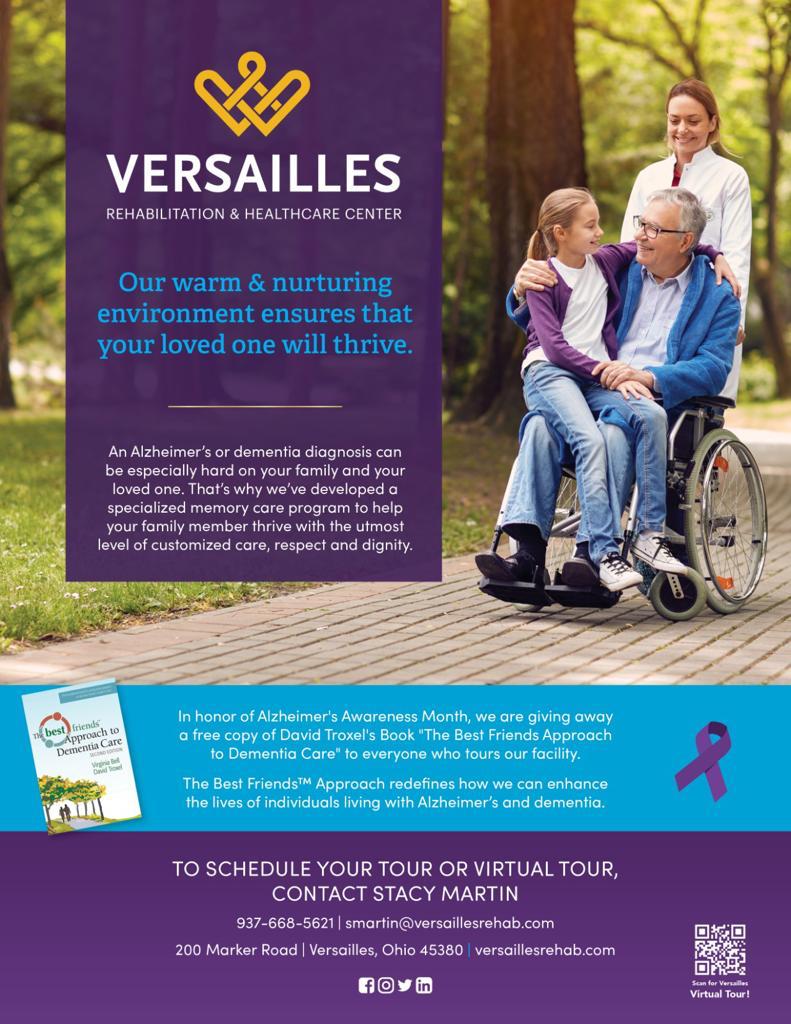 VersaillesHC's tweet photo. An Alzheimer's or dementia diagnosis can be especially hard on your family and your loved ones. That's why we've developed a specialized memory care program to help your family member thrive with the utmost level of customized care, respect and dignity. 💜 https://t.co/k7AMEcDeLJ