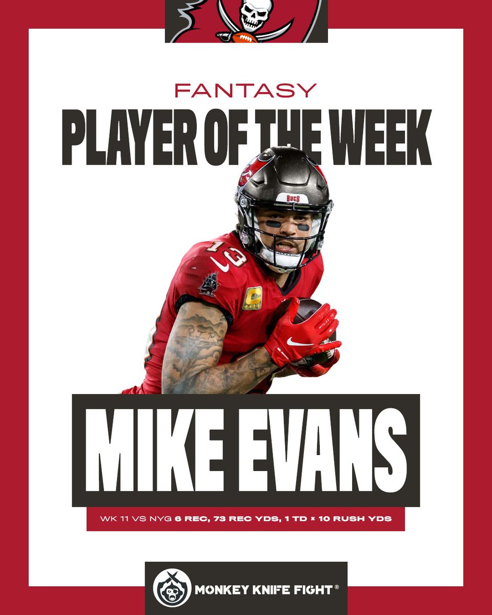 Buccaneers's tweet image. Who else is thankful for @MikeEvans13_? ✋