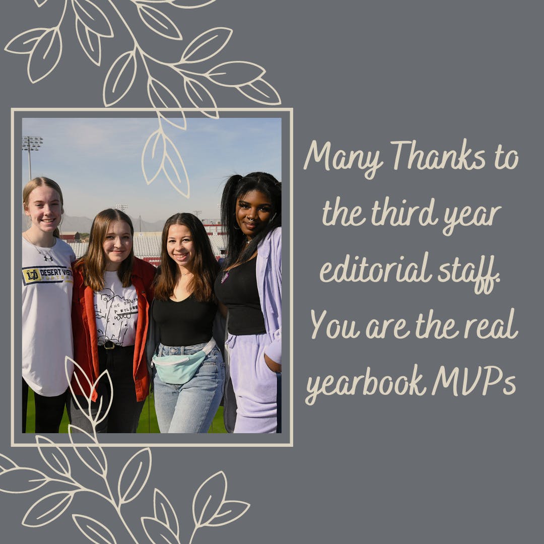 DV_TheStorm's tweet photo. Peyton Martin (Sports Editor), Abby Wilt (Editor in Chief), Kate Tetreault (Marketing Editor), and Janee' Jointer (Managing Editor) log countless hours making sure that the Thunder family is represented accurately and equitably. Thank you for all that you do! https://t.co/TjnDJEAt66