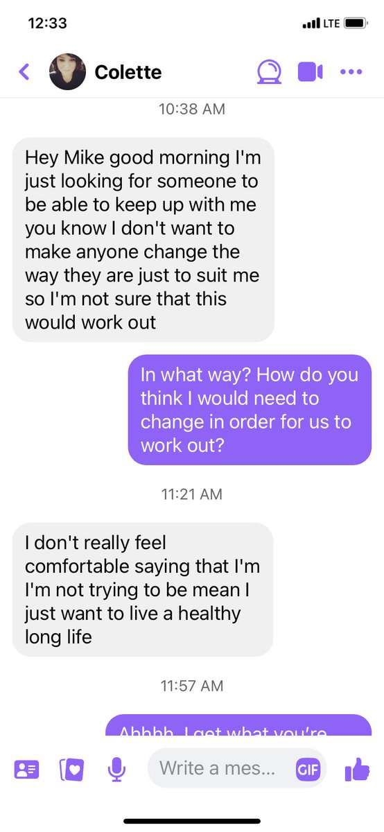 MikeKHansen's tweet photo. Online dating is so much fun! (Said nobody ever) At least she didn’t ghost me, lol #unfitMike #DatingInMy40s https://t.co/1J6CmDfxeh