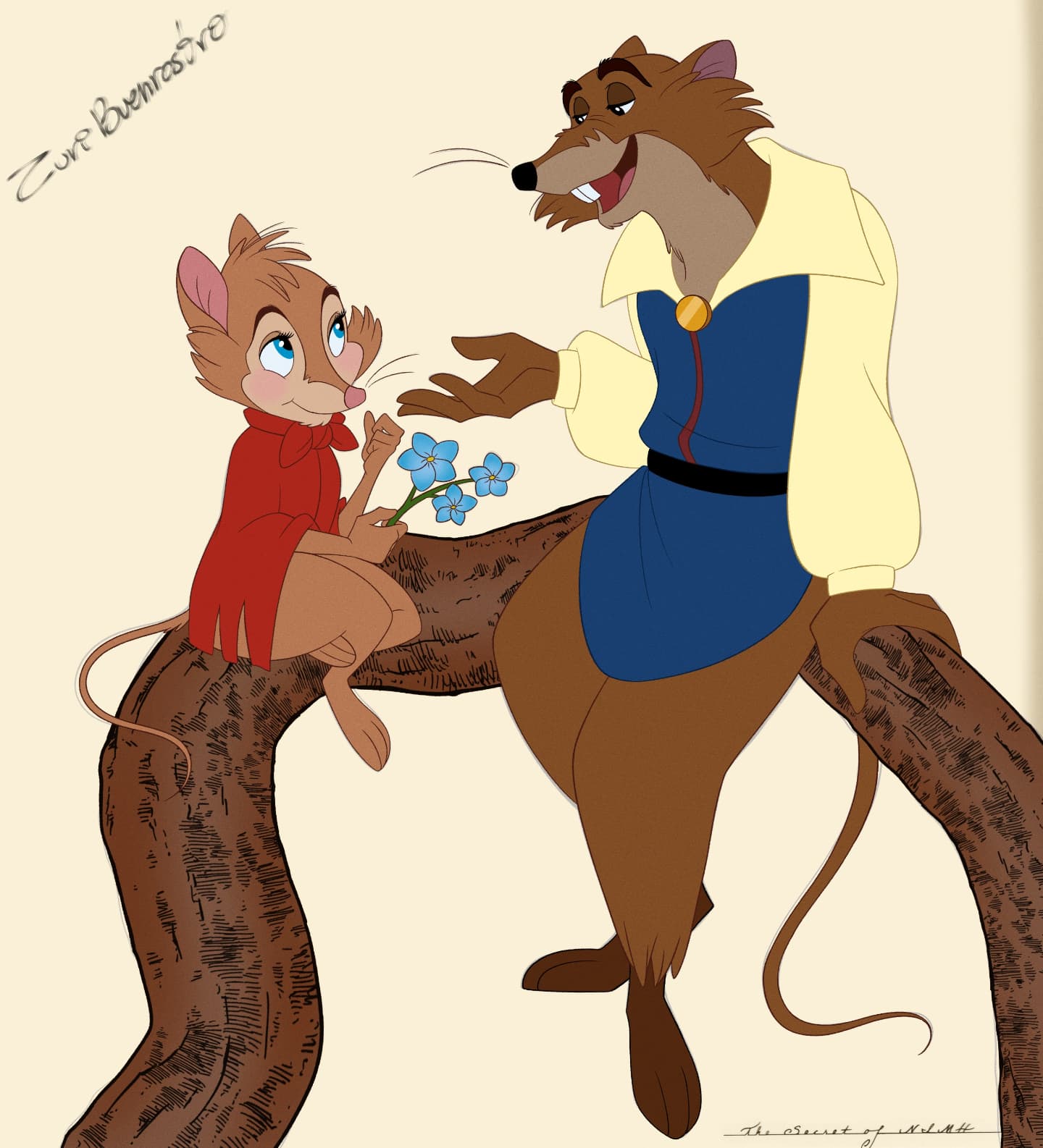 The Secret Of Nimh Mrs Brisby And Justin