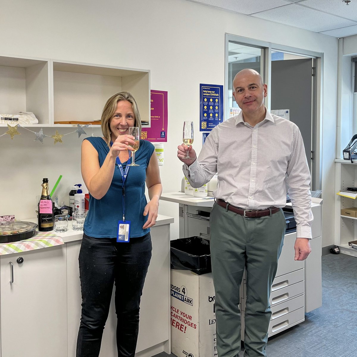UniMelbCMR's tweet photo. It is with great sadness that we farewell CMR Manager, Alaina Lee @AlainaLee8, who is taking up a new position at Australian Redcross Lifeblood. We are eternally grateful for Alaina’s management of the CMR over the last ~3.5 years and wish her every success in her new position. https://t.co/6v9Eu3jpYo