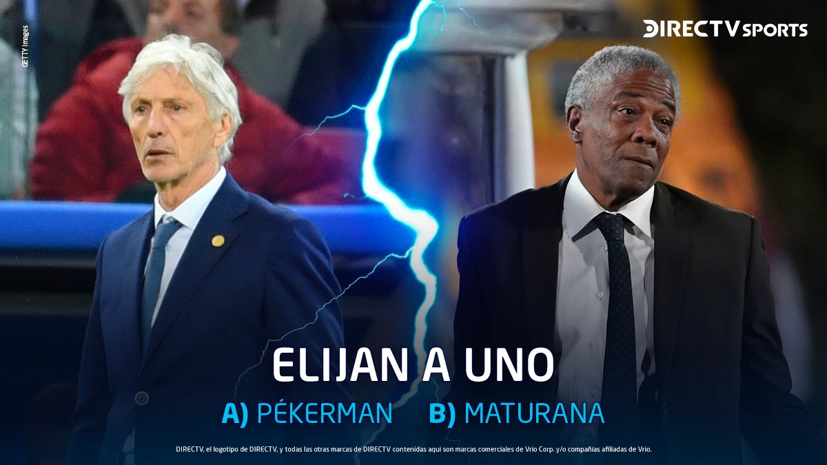 🇨🇴 Elijan a uno…

🔁 Pékerman
♥️ Maturana

#SeleccionColombia