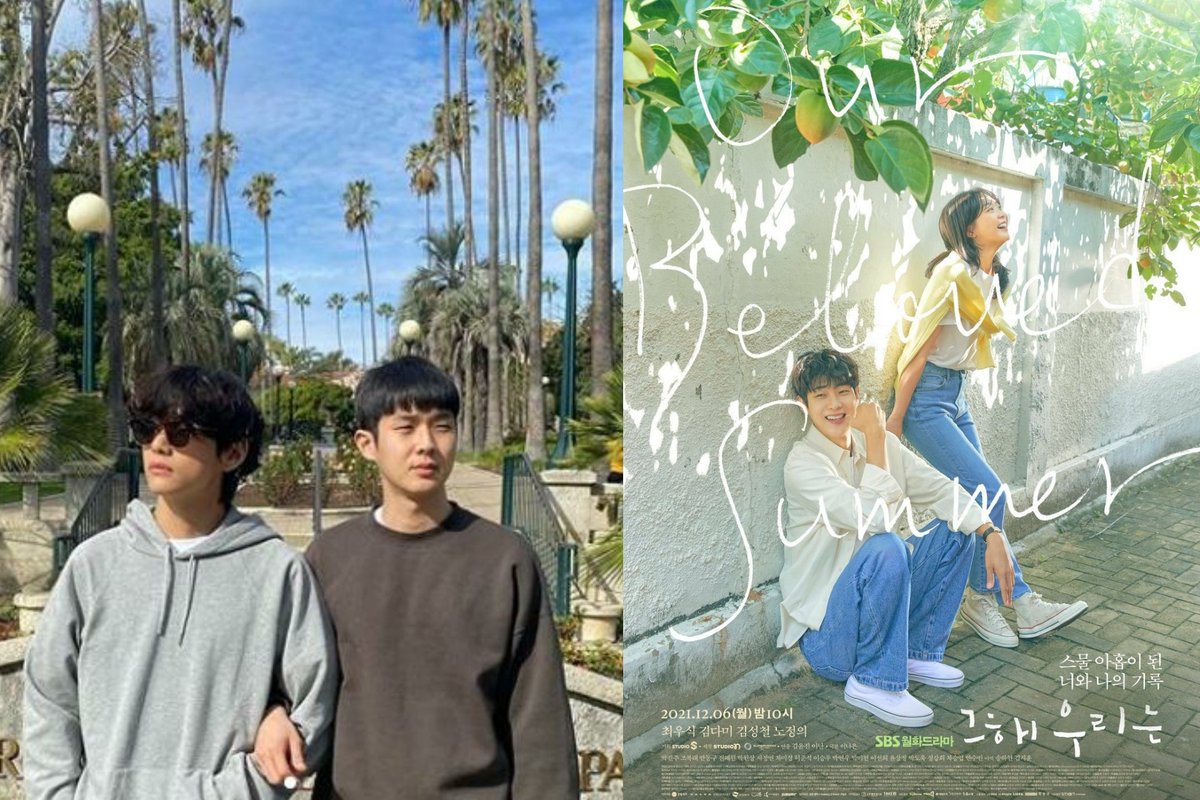 TheTKGlobal's tweet photo. ✨| Grammy Nominated BTS' Kim Taehyung singing an OST in the drama for Oscar Winning Movie "Parasite's" Actor, and his best friend Choi Wooshik, what a dream team!

"Our Beloved Summer" will be aired from Dec 6, 2021 both on SBS &amp; Netflix.

TAEHYUNG OST IS COMING https://t.co/n959a6LsFl