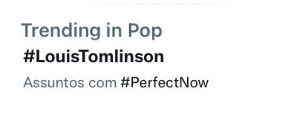 perfectnowpr's tweet photo. 📲 | #LouisTomlinson #PerfectNow and #PerfectNowProject are currently trending. https://t.co/72KE7eo7bI