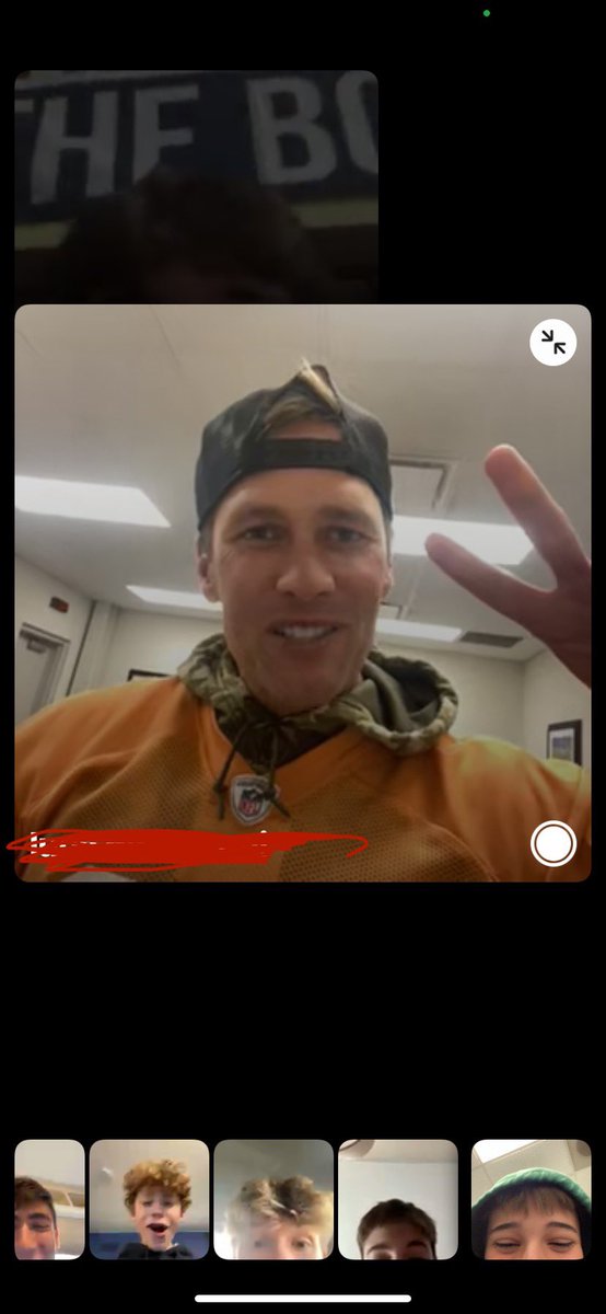 Fournette stays on FaceTime for a good 10 minutes while <a href="/TomBrady/">Tom Brady</a> finishes up a meeting. The boys are absolutely losing it during this. After some time passes he pops up on the screen and says “What’s up fellas?!?!” The boys lose their minds…