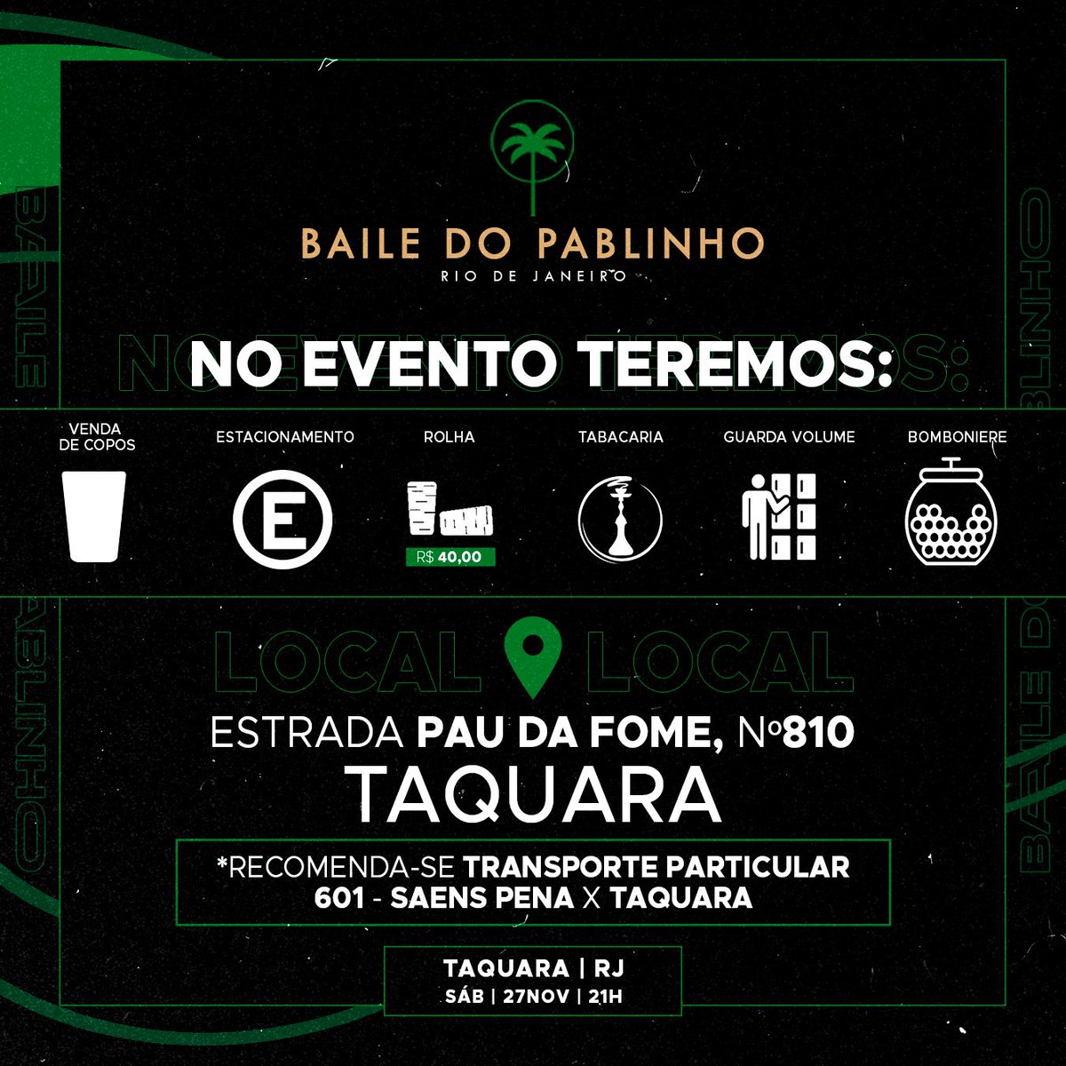 bailedopablinho's tweet photo. INFORMAÇÕES IMPORTANTES!
Garanta já o seu ingresso.
https://t.co/tJDaspJHMq
#BaileDoPablinho
#OpenBar
#OpenFood
#RioDeJaneiro
#Festival
#after
#16HorasDeEvento https://t.co/He8ym3p2bc