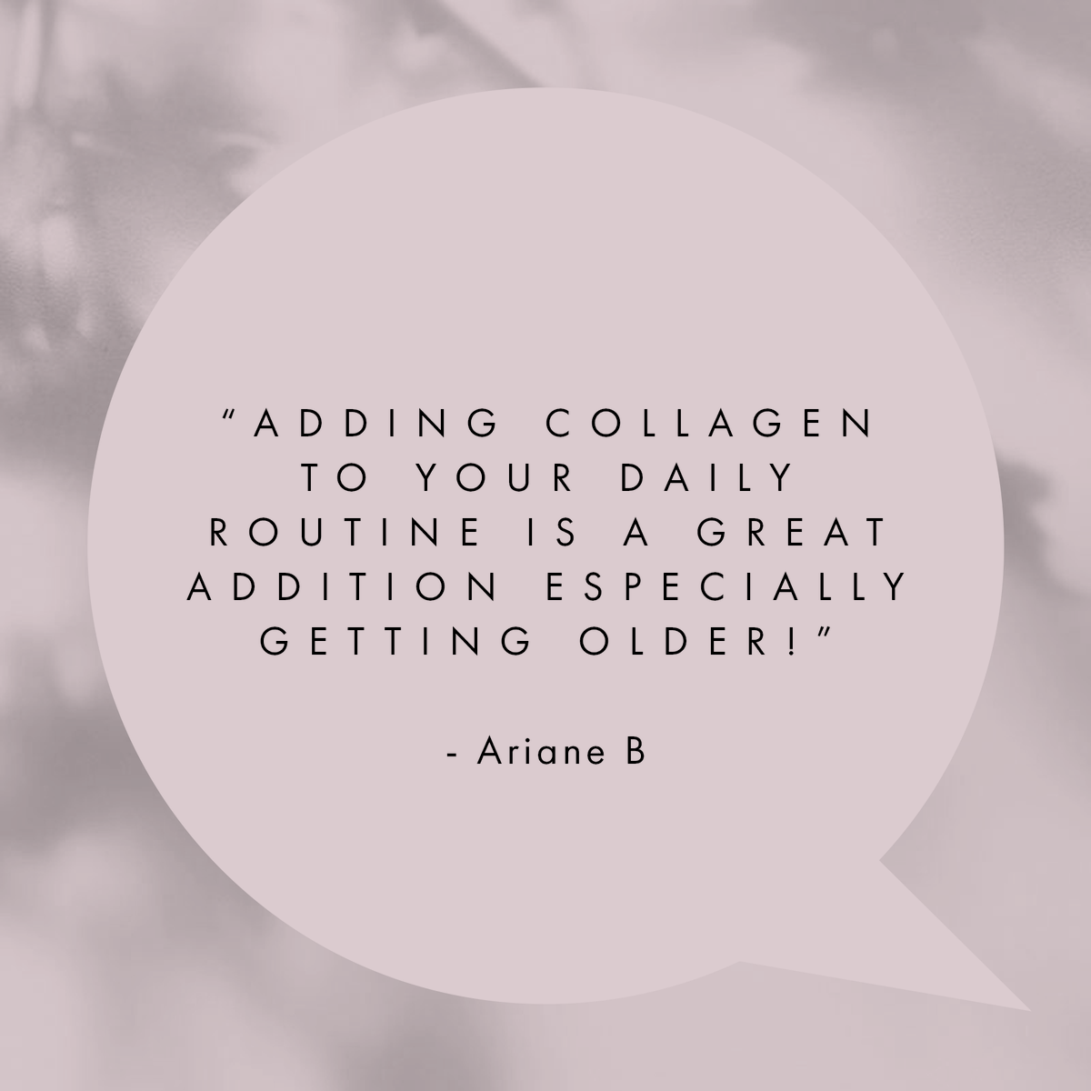 Qsilica's tweet photo. Adding collagen to your daily routine is a great addition, especially getting older. - thank you Ariane B, we agree! https://t.co/fuNkhHQaO8