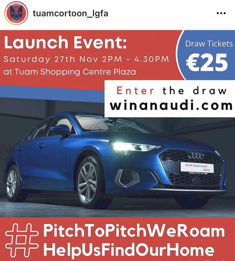 Good luck to Tuam Cortoon with the launch of their fundraiser