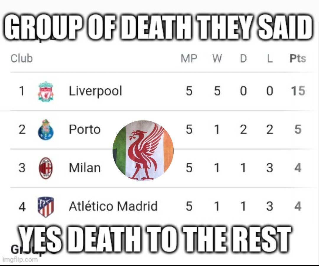 IrishLivReds's tweet photo. Walk in the park 😂😂😂 #UCL
#LIVFCP #LFC https://t.co/VioDDDpzri