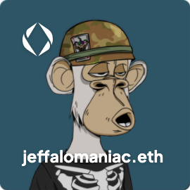 jeffalomaniac's tweet photo. Beauty and the Beast.
Couples that #NFT together stay together.
#NFTGame #powercouple @ensdomains @xoxo__cait @BoredApeYC @Crypto__Chicks https://t.co/1AB05vNcSc