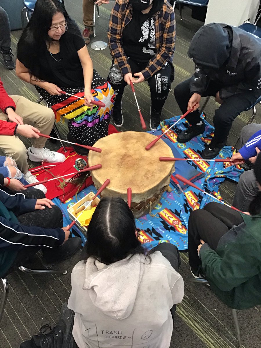 Mona-Lynne Ayotte (@monalynneayotte) on Twitter photo <a href="/icvmcwpg/">ICVMC - Wpg</a> our students learning drum teachings from our Elder Alison Cox. Preparing to learn a traditional song while playing the hand drum for an upcoming filming and celebratory awards. <a href="/icvmcwpg/">ICVMC - Wpg</a> our students learning drum teachings from our Elder Alison Cox. Preparing to learn a traditional song while playing the hand drum for an upcoming filming and celebratory awards.