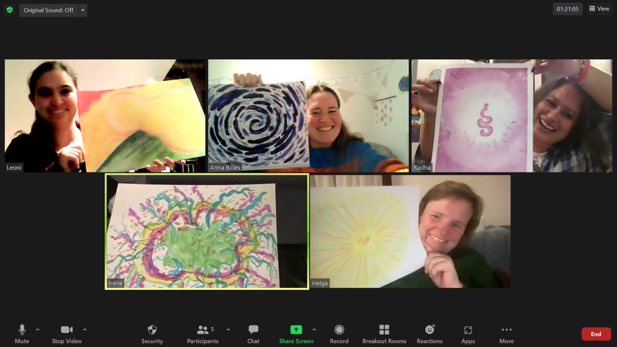 AnnaBilles's tweet photo. An absolutely beautiful conclusion to our five weeks together on our Young at HeArt 'My Beautiful Reality' Zoom journey. Tonight we focussed on Healing . Thank you for your deep sharing with one another, for your willingness to be vulnerable, and for your support for each other. https://t.co/sZdlft0MOc