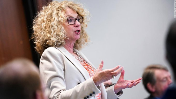 the_resistor's tweet photo. Laura Hogue will FOREVER Be Remembered as the GHOULISH Attorney Who

CHOSE to Speak about a MOST PERSONAL DETAIL she STOLE from Ahmaud Arbery's Autopsy Report

And TRIED to USE to DEHUMANIZE Ahmaud in Front of the Jury &amp; the World

The ONLY ONE Who Is "Dehumanized" Is Laura Hogue https://t.co/DPh6sW8oQA