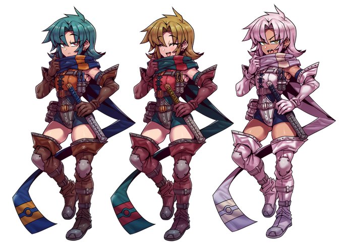 作業配信 来てくれた みんな ありがとね～♪
描いた 盗賊さん ペタペタ♪ 