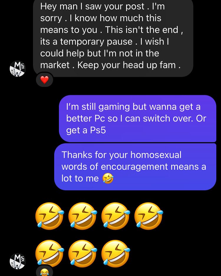 NotTheseGuys84's tweet photo. 🤣😂 My friend @DomVsUnknown is awesome 😂🤣 #PlayStation4 #CallOfDuty #CallOfDutyPlayer #Cod #NotTheseGuy84 #Streamer #BattleRoyale #Gamer #Twitch #ContentCreator #CallOfDutyWarZone #Gamer #TwitchStreamer #CodMobile #CallOfDutyMW #PS4 #GamerClips #Pc #TwitchAffiliate #CodWarZone https://t.co/lUWqupIwz1