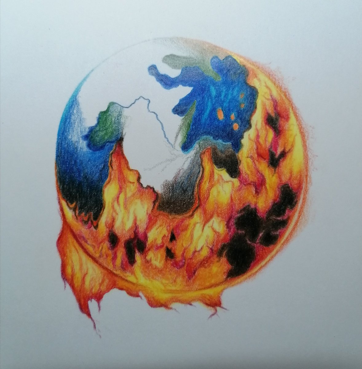 FeliantoFanfic1's tweet photo. WIP
Another traditional piece ♥️

Colour pencils and ink ♥️

#art #traditionalart #colourful #politicalart #colourpencils #ink https://t.co/RSz69QXDJ1