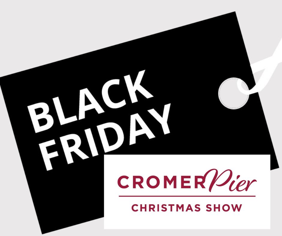 #BlackFriday #BlackFridayDeals sign up to our e-newsletter and look out for a great offer this #friday #cromerpierchristmasshow sign up 👉🏻cromerpier.co.uk