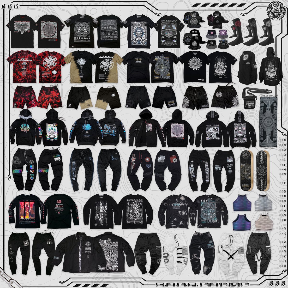 ✦RETWEET IF YOU LOVE US✦ *everything you see here has/will be released into the matrix by new years.
Almost 9 years as a brand and there is no end in sight. Thank you all for being here. We fucking love you. #fightingalgorithmsisadailyroutine