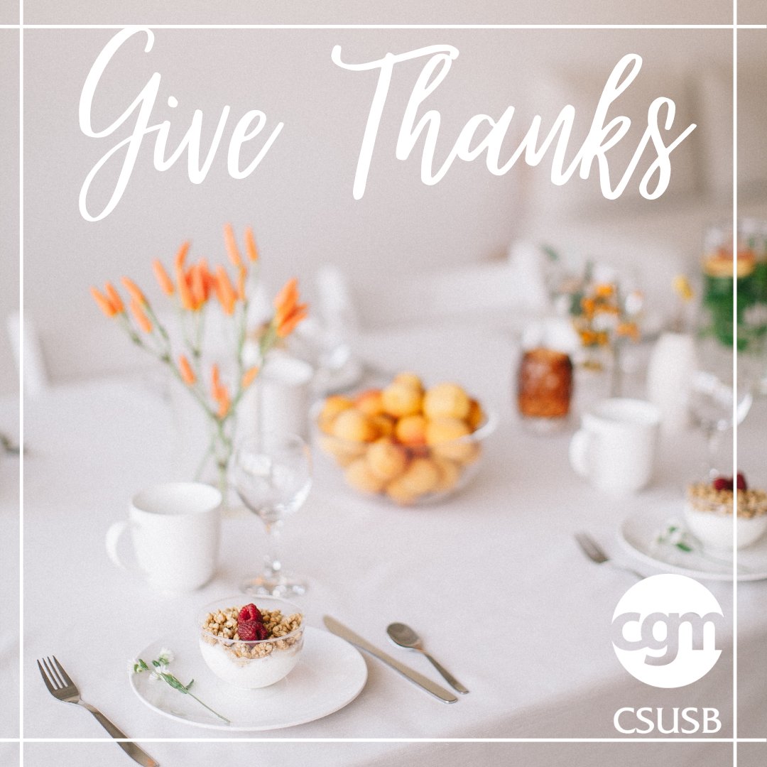 The CGM team is wishing you all a very special day tomorrow! Tomorrow is the perfect opportunity to reflect on what we are most #thankful for! 

Our office will be closed this Thursday and Friday and will re-open on Monday 11/29.