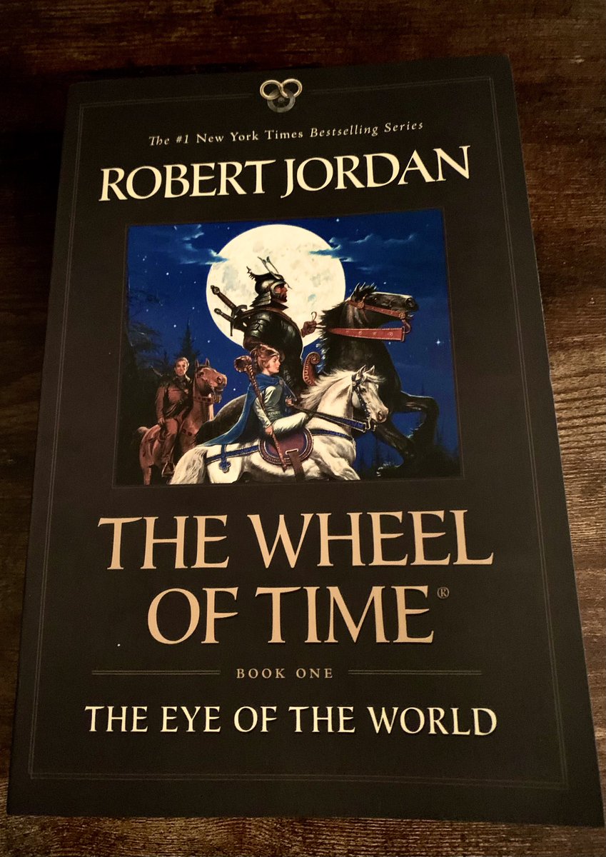 EvanWinter's tweet photo. So, this arrived today because I’m watching #WheelOfTime with my son, and after the first 3 episodes, he asked to read the books.... I can’t believe I’m getting to share one of the stories that made me fall in love with fantasy with him. I really, really can’t... https://t.co/DveN15XQWK