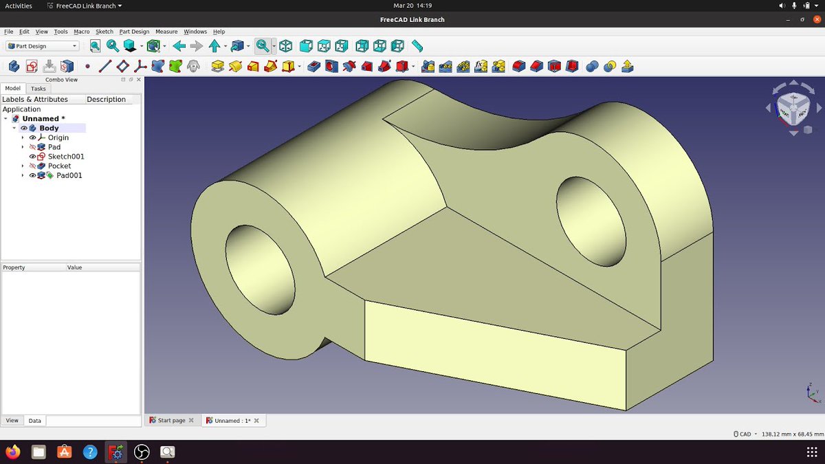 FreeCAD Link Create Model Practice 29
I used Circle, Rectangle, Arcus... Pad, Pocket... Enjoy
youtu.be/qI_bg41tHHY