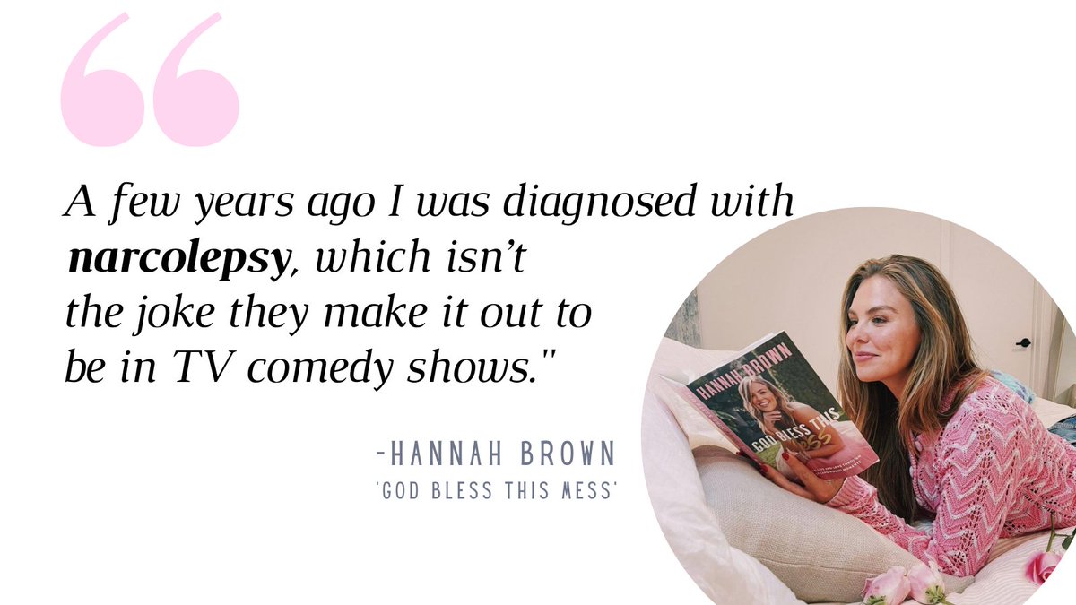 "A few years ago I was diagnosed with #narcolepsy, which isn’t the joke they make it out to be in TV comedy shows." 

- 🌹#Bachelorette star &amp; 💃#DancingWiththeStars winner <a href="/hannahbrown/">Hannah Brown</a> opens up about having narcolepsy in her new book! Read our take: project-sleep.com/bachelorette-h…