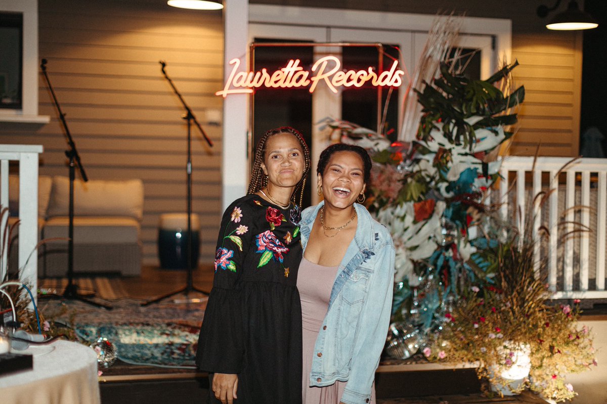 LaurettaRecords's tweet photo. Today we are celebrating our CEO &amp; Founder @KatFryed and Creative Director @gabbyroses and showing our gratitude for all the work they put in! There is so much that goes on behind the scenes in running this label and we are so THANKFUL for them🌴 https://t.co/LqflC7TH8K