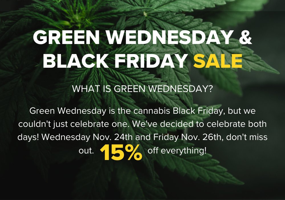 Green Wednesday isn't over yet! Get 15% off your order today and Friday!

We have restocked some of your favorite items and brought some new brands in-store! Start browsing our menu now: bit.ly/3oQLLzc 

#greenwednesdaydeals