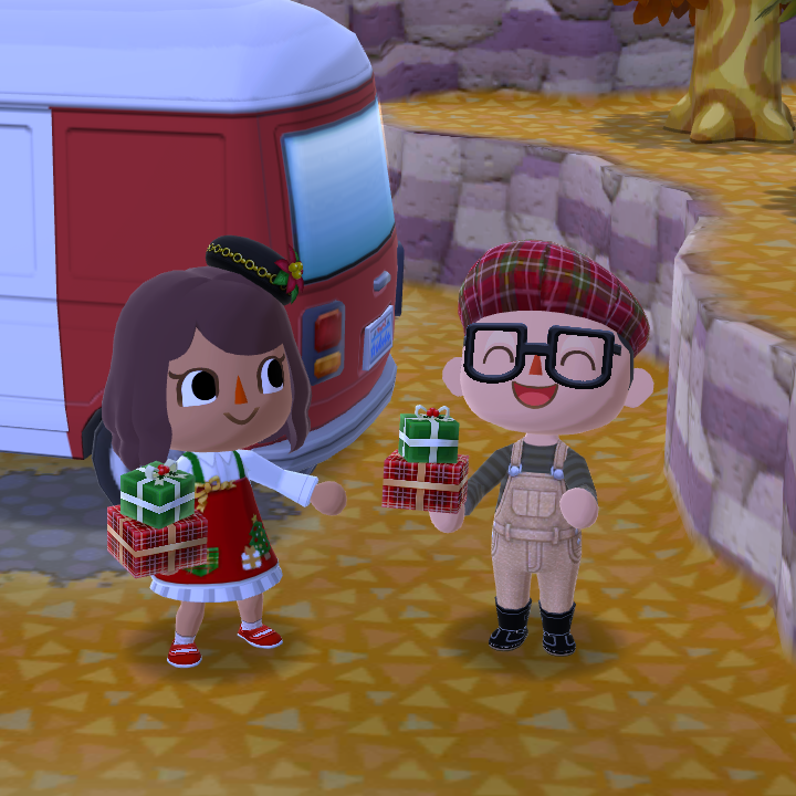 SyrSci's tweet photo. Getting Christmas presents prepared. #AnimalCrossing #PocketCamp https://t.co/a6wW7bOPpx