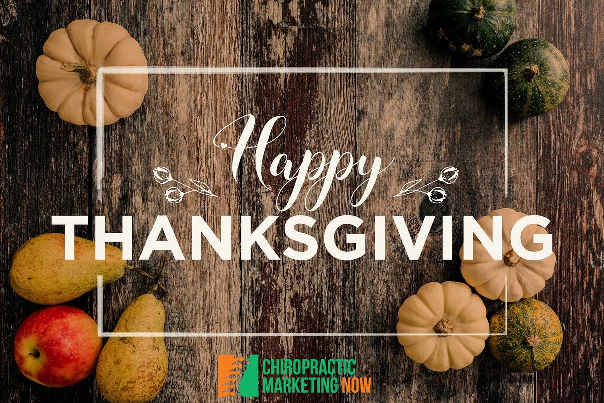 Happy Thanksgiving from Chiro Marketing Now – We are thankful for the opportunity to be of service to you. Enjoy your day.

#happythanksgiving #thanksgiving2021 #chiromarketingnow ?? ?
 chiropracticmarketingnow.com