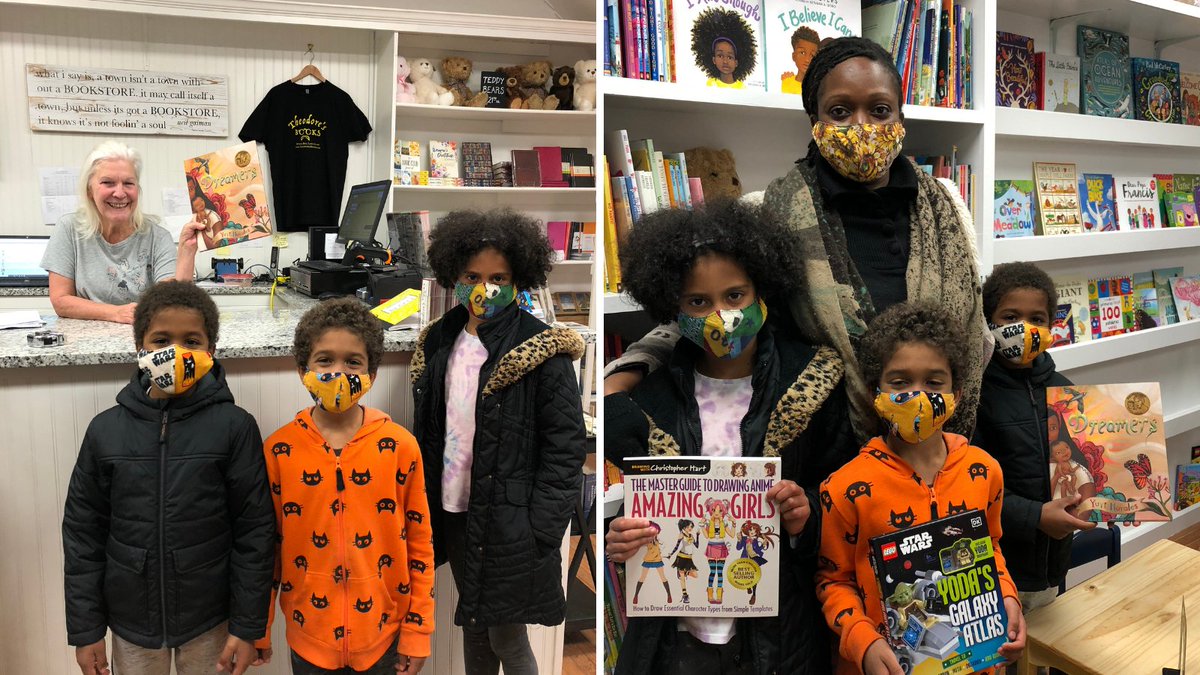 theodoresbooks's tweet photo. This family of customers couldn't wait to check out & purchase #books @theodoresbooks!
They chose #Dreamers @yuyimorales, @LEGO_Group @starwars #Yoda's Galaxy Atlas #SimonHugo, & The Master Guide to Drawing #Anime #ChristopherHart
Check out #ChildrenBooks @theodoresbooks!🧸📘 https://t.co/PGHW5hChAQ