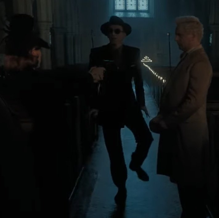 FennecDavid's tweet image. "Crowley is now on consecrated ground (...) I am writing the scene and I thought - it’s David Tennant. There is no other human being I can think of I want to do this scene." 
- Neil Gaiman