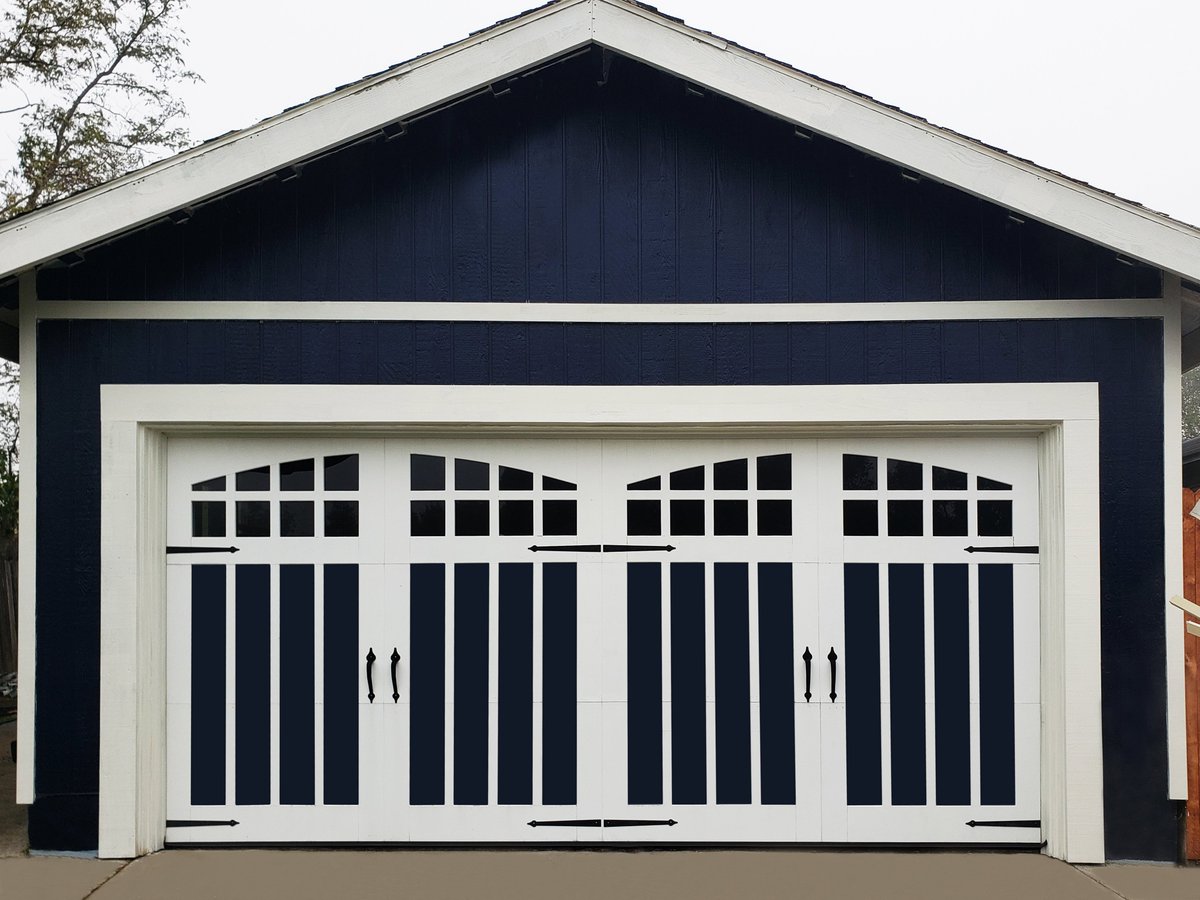 Craftsman style garage doors have a distinct crafted look that is elegant and unique, making them an ideal complement to many different home styles.

#GarageDoorSpecialists #homeimprovement