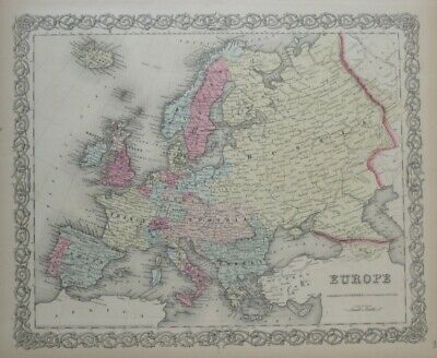 NewWorldMaps's tweet image. Just getting our #Turkey ready for #Thanksgiving.

Handsome 1855 J.H. Colton map of Europe, in original hand color with decorative scrollwork border.

$49.99
ebay.com/itm/2745838420… 

#ColtonMap #AntiqueMap #antique #maps #GiftIdeas #decor #DecorIdeas #MapCollecting #Europe #map