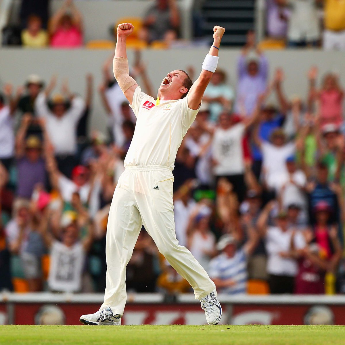 221 Test wickets 👏

2010 birthday hat-trick vs England 🔥

Happy birthday, @petersiddle403 🎂