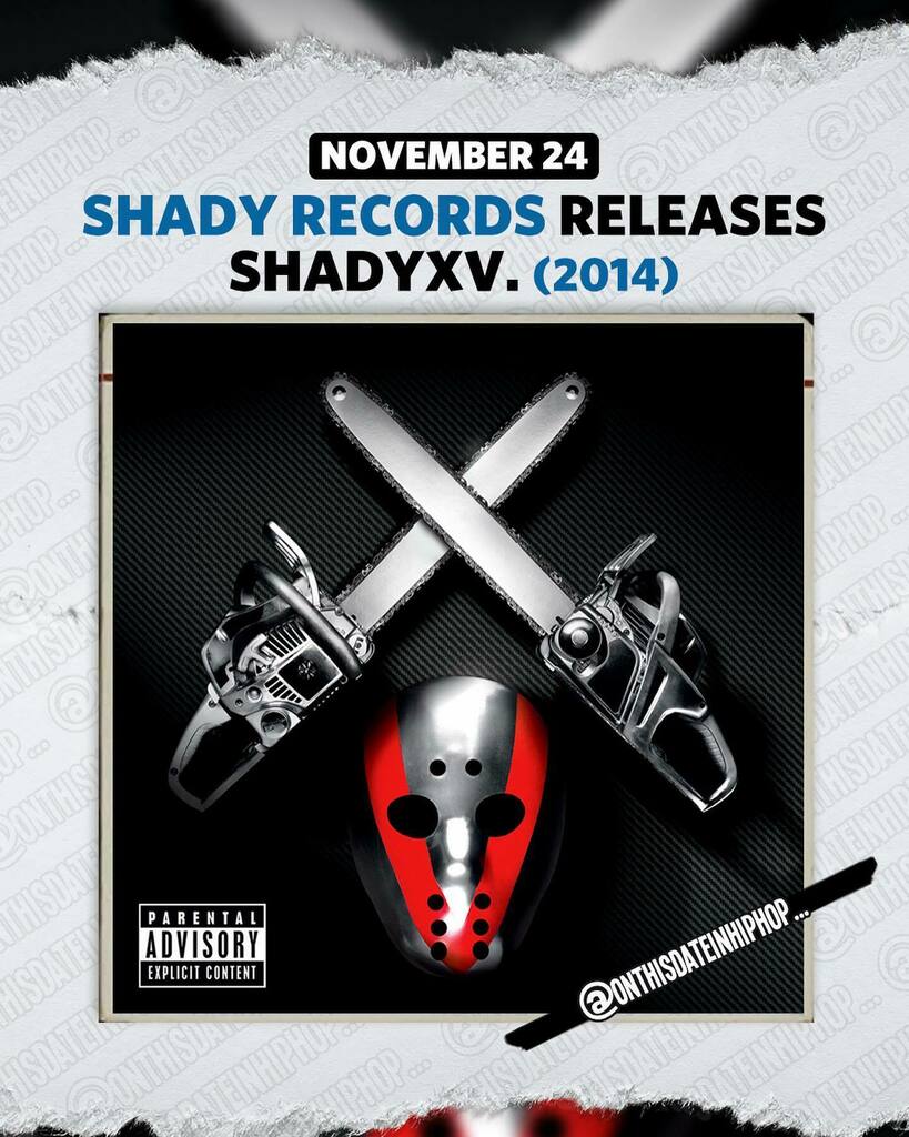 bleepthabastard's tweet photo. #OnThisDateInHipHop, #ShadyXV, a compilation album performed by #ShadyRecords artists was released. Led by #GutsOverFear, #TillItsGone, #YallReadyKnow, and #DetroitVsEverybody, the GOLD album would peak at 3 on the #2pac 200. #NoTypo
Support @OnThisDateโฆ https://t.co/UCOZQUds7t https://t.co/Pfi3264XCO