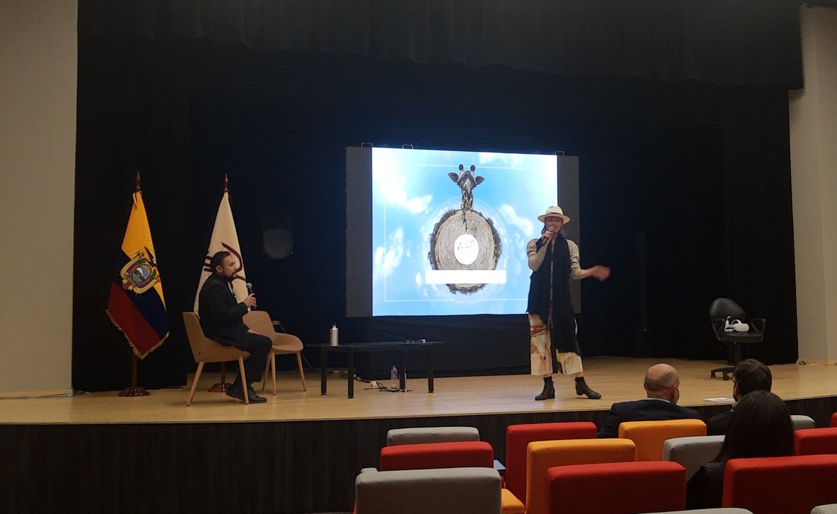 adrexum's tweet photo. Marie Polo de @WildImmersion en #Multifest @UDLAEcuador @PauliDonoso1 https://t.co/hHuycNqlAQ