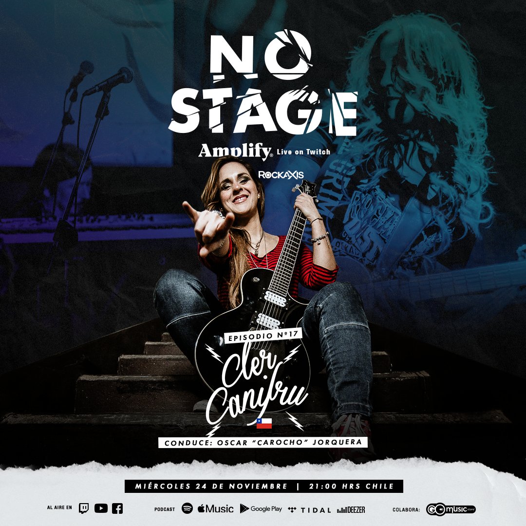 Ya comienza un nuevo episodio de No Stage de <a href="/AmplifyLatam/">AmplifyLatam</a>, protagonizado por <a href="/clercanifru/">La_Cler</a>.

Sigue ahora la transmisión en twitch.tv/AmplifyLatam

Conduce <a href="/CuranipeBeach/">Oscar Jorquera V.</a>