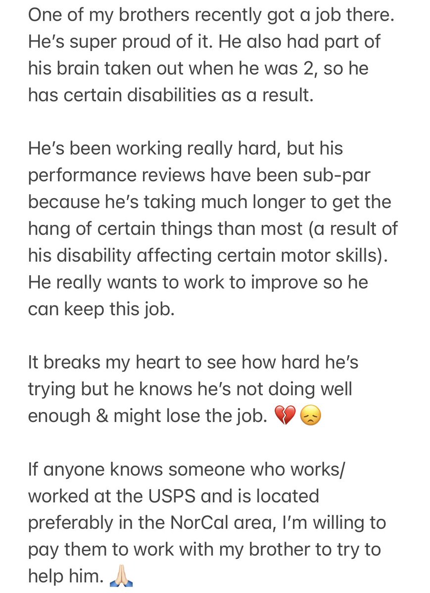 Does anyone know someone who works/worked at the USPS? Explanation below ⬇️