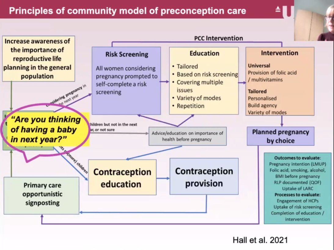 S_RatcliffePhD's tweet photo. #Preconception care interventions at two levels: population (e.g., improving food environment, school education) and individual (e.g., normalising pregnancy intention conversations).
Can start with #OneKeyQuestion, "Are you think of having a baby in the next year?"
#SPHERE2021 https://t.co/b2f2qXeyXi