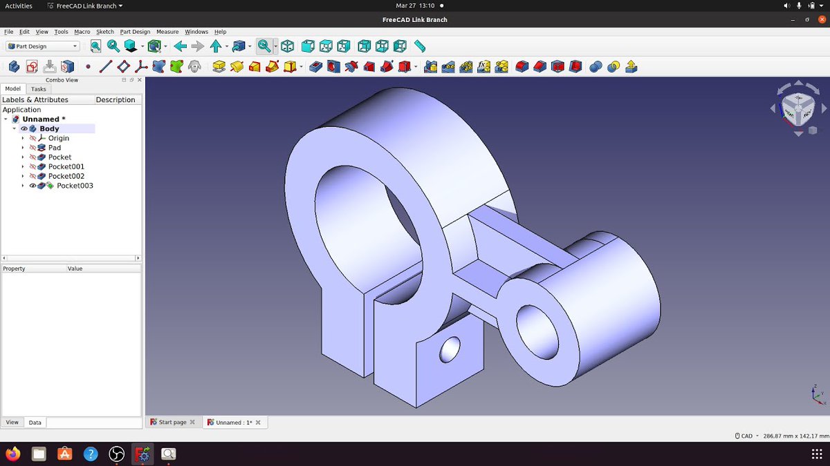 FreeCAD Link Create Model Practice 32
I used Circle, Rectangle, Line... Pad, Pocket... Enjoy
youtu.be/LzR6bKqGc-4